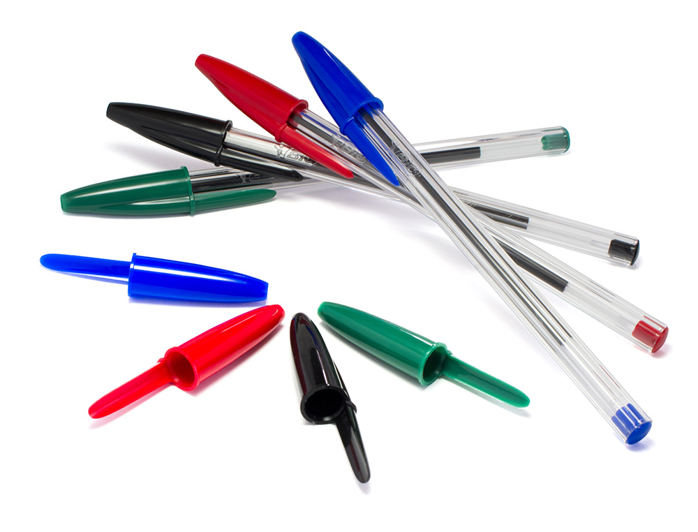 STYLO-BILLE BIC CRISTAL CRITURE MOYENNE 0.5MM ENCRE CLASSIQUE BILLE INDFORMABLE CAPUCHON COULEUR ENCRE VERT
