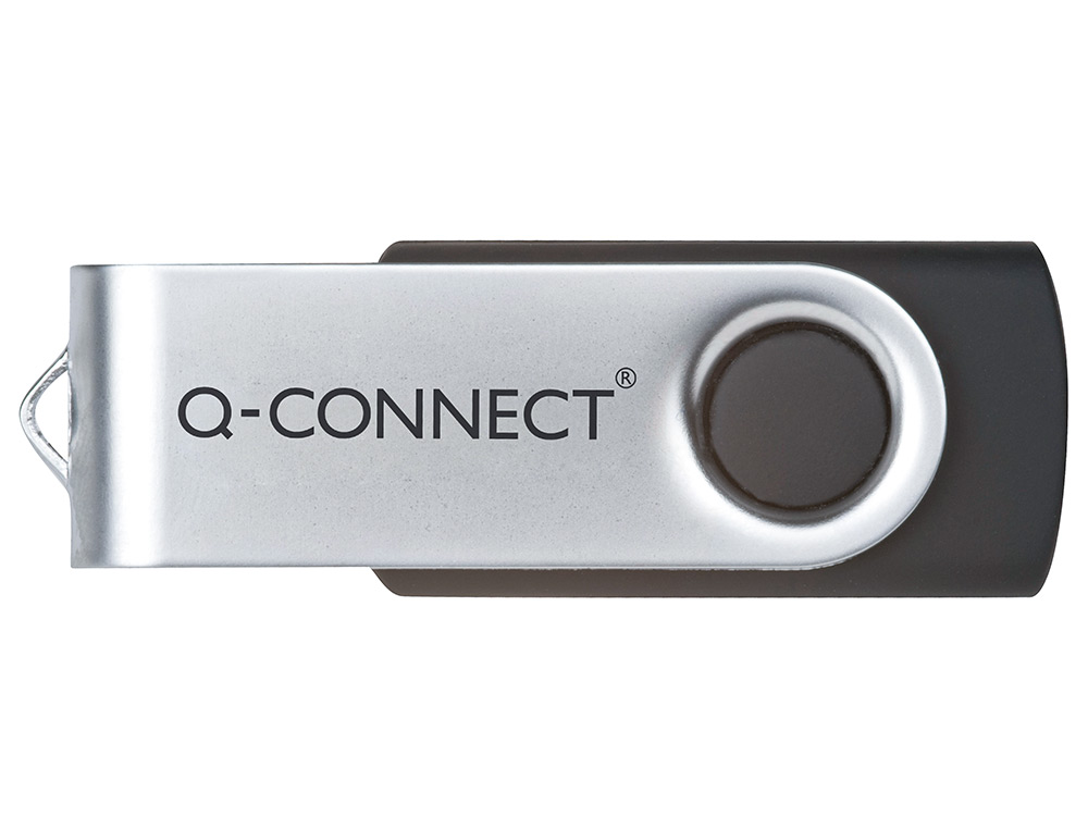 CLÉ USB Q-CONNECT 2.0 8GB VITESSE LECTURE 15MB/S ÉCRITURE 5MB/S CAPUCHON ROTATIF