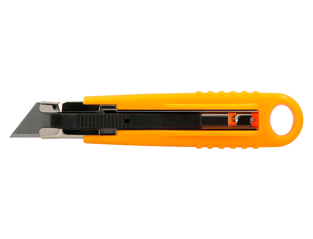 CUTTER XD123 Q-CONNECT RETRACTABLE LAME ACIER 18 MM  BLISTER