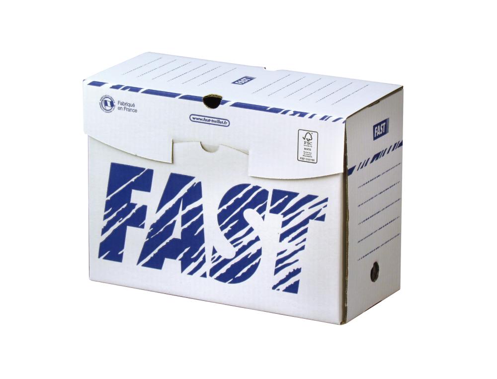 BTE ARCHIVES FAST BASIC D.15CMLOT DE 10 BOTES  ARCHIVES FAST - DOS 15 CM
