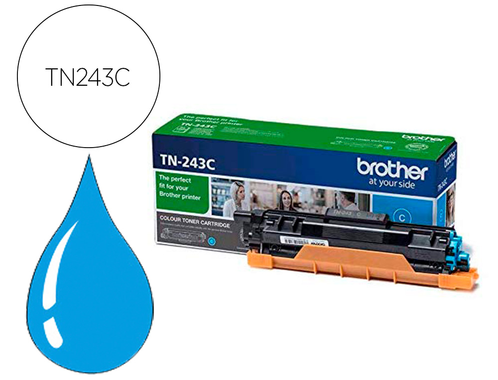 TONER BROTHER TN243C DCP-L3510CDW / HL- L3270CDW / MFC-L3710CW CYAN 1000 PAGES