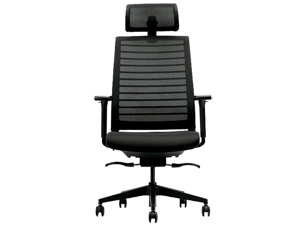 SIEGE DE BUREAU MT INTERNATIONAL MTGA25X TISSU   MECANISE SYNCHRONE COLORIS    NOIR